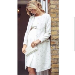 Tiffany Rose Bridal Sienna Maternity Dress Elastic Waist 3/4 Sleeve Size 1 (4-6